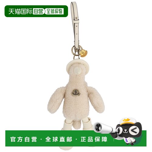 香港直邮MONCLER 女士钥匙扣 6F00005M9570050 CO 白色 KEYCHAIN