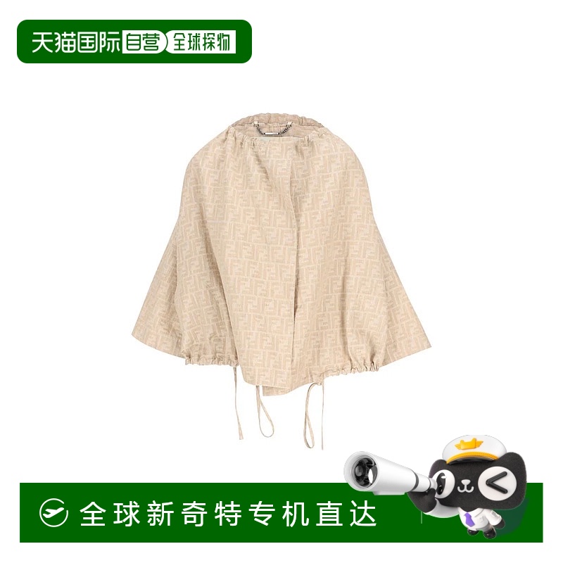 1h可退 香港直邮FENDI 女士外套 FLF825ASMFF1SAZP25 SS2025 棕色
