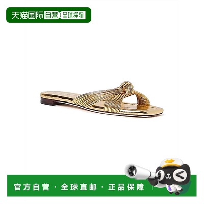 自营loeffler randallWomen's Flossie Flat Sandal In Champagne