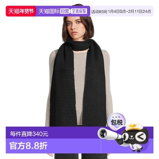 1h可退 香港直邮Ugg 男士 Waffle 围巾 black黑色 舒适时尚