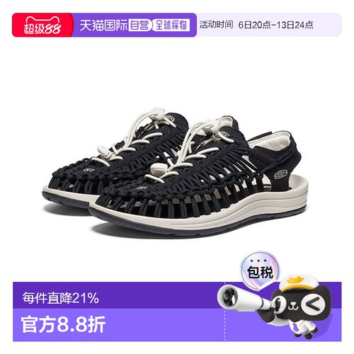 日本直邮KEEN UNEEK CANVAS 女士凉鞋 KEEN UNEEK CANVAS 女士鞋