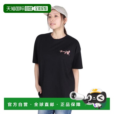 日本直邮ROXY ORFUL EMBROIDERY 半袖T恤 25SPRST251603YBLK 女士