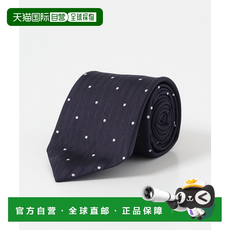 1h可退 日本直邮LIFE STYLE TAILOR 男装 全真丝 织造波点图案 领