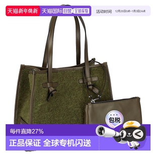 日本直邮GIANNI CHIARINI詹尼基亚里尼意大利手提袋蓝色男女通用B