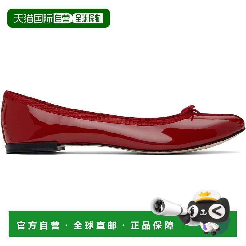 香港直邮潮奢 Repetto 丽派朵 女士 红色 Cendrillon 芭蕾鞋 V086