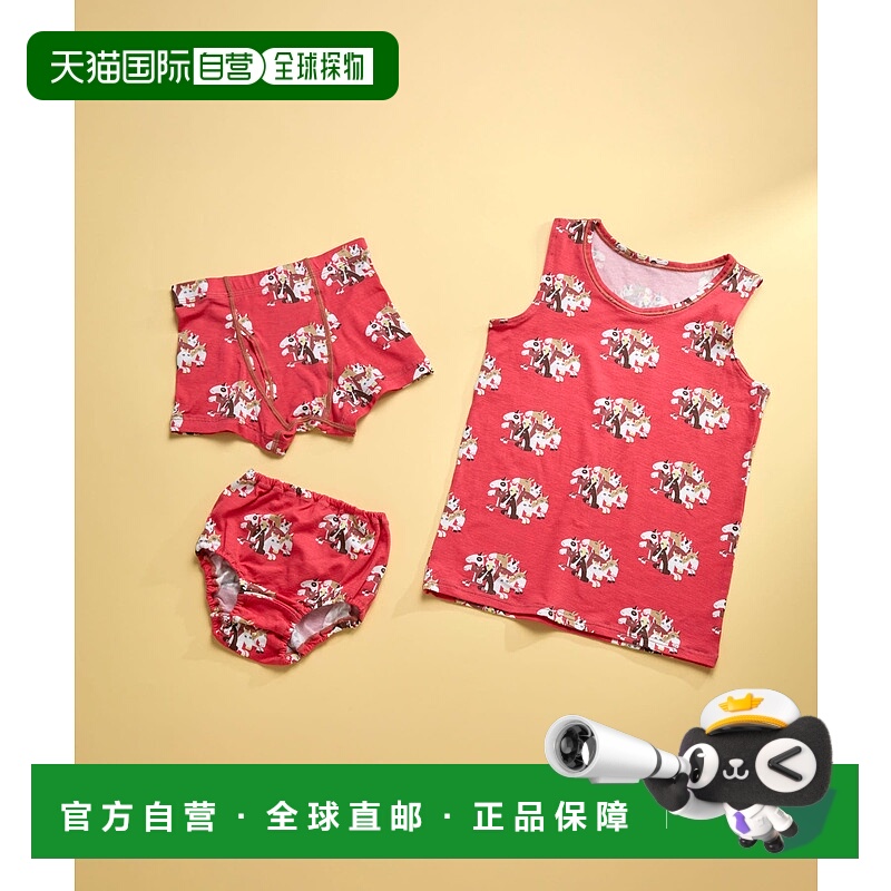 1h可退 日本直邮une nana cool 儿童无袖U领上衣 全棉感舒适面料