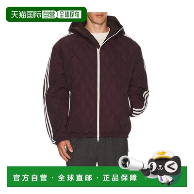 1h可退 香港直邮潮奢 adidas 阿迪达斯 男士 绗缝夹克 KE9956
