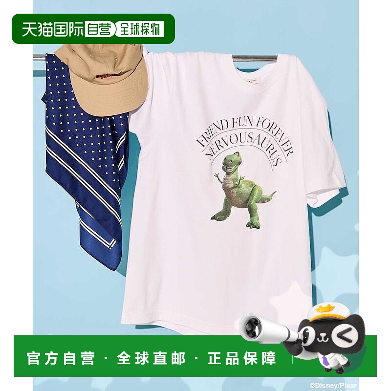 1h可退 日本直邮FREAK'S STORE 女士玩具总动员Rex印花宽松T恤 11