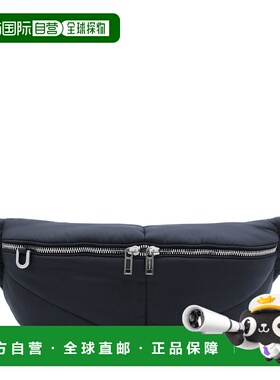 1h可退 香港直邮Moncler 盟可睐 女士 黑色腰包 MU01F5M01M856799