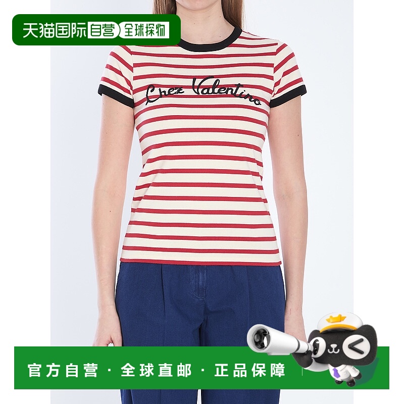 1h可退 香港直邮VALENTINO GARAVANI 女士T恤 6B3MG24P961AS0 SS2