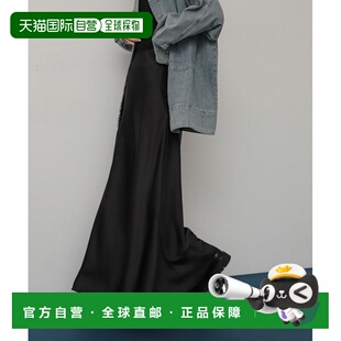 1h可退 日本直邮SENSE OF PLACE 女士窄版光泽感缎面半身裙 AAA42