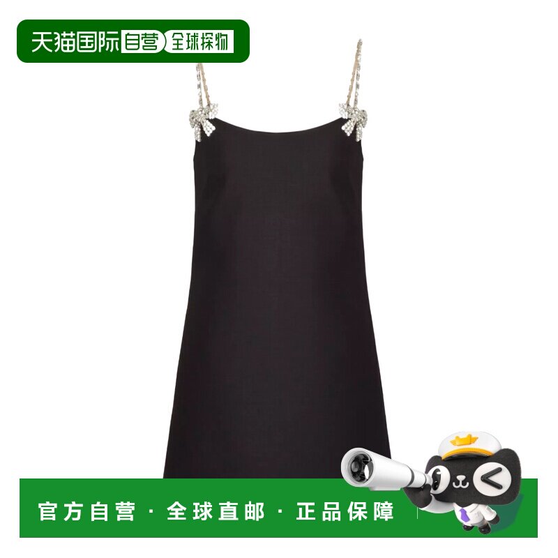 1h可退 香港直邮奢淘 Valentino 羊毛刺绣连衣裙 女 4B3VA7411CF