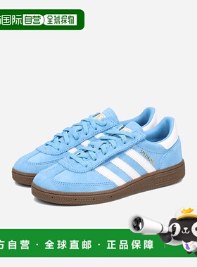 日本直邮adidas Handball Spezial CF EL C 儿童低帮运动鞋 浅蓝/