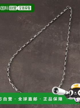 1h可退 日本直邮THE SHOP TK 男士 不锈钢方链项链 半拉链设计 61