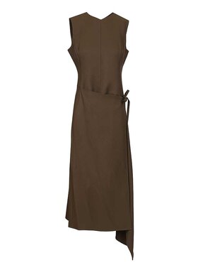 TORY BURCH 女士连衣裙 174124208 AW2025 绿色 Twill Wrap Dress
