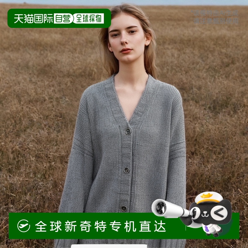 1h可退 香港直邮PINKO 女士针织毛衣 104465A281I17 AW2024 灰色