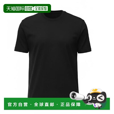 香港直邮Dsquared2 二次方 男士 POLOS 黑色棉质水手领T恤T恤 D9X