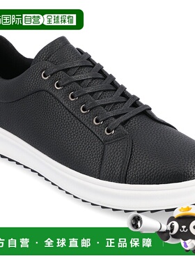 自营 vance co.Vance男式Robby中宽休闲运动鞋-黑色 美国奥莱直发