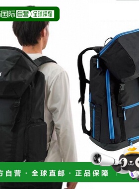 日本直邮Molten 足球背包 LF0013 黑色 x 蓝色 包袋 (B)