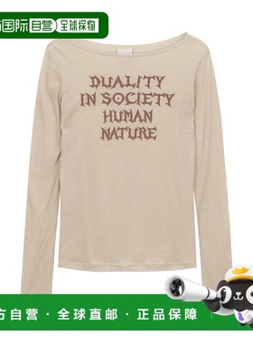 韩国直邮GOTTER GALLERY 女士女装T恤 GT25WSTP04BE HUMAN NATURE