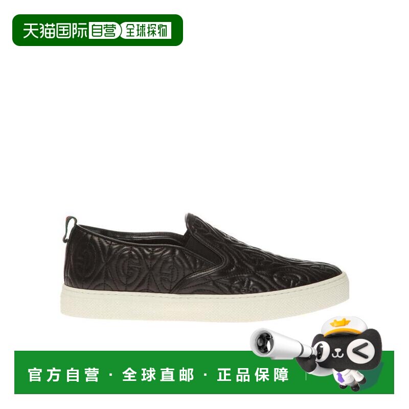 自营1h可退 Gucci 黑色G绗缝休闲运动鞋 5988680R0B0