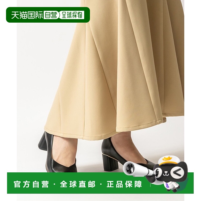 日本直邮RANDA 3E宽幅柔软V领金色镶片女鞋