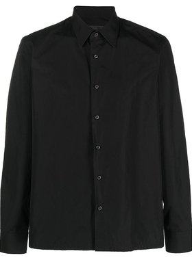 PRADA 男士衬衫 UCN482S2311XV2F0002 AW2023 黑色