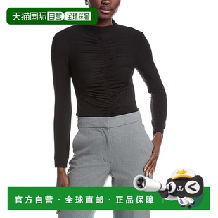 Cole black Ruched Top 美国奥莱直发上衣 Knit 自营Kenneth