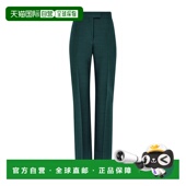 香港直邮Salvatore 13H215直筒裤 Ferragamo 羊毛罗缎长裤