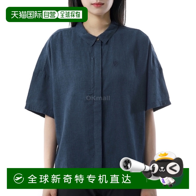 韩国直邮FJALLRAVEN Ovik麻质露营衬衫 SS W(14600200/570)短/