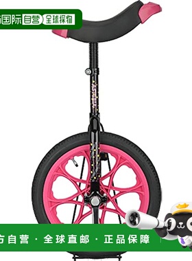 【日本直邮】鹿牌 Asteria 独轮车 14 英寸带支架 黑/粉色YG-1340
