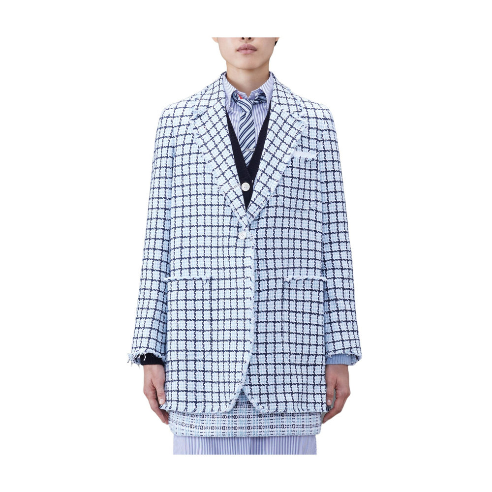 香港直邮THOM BROWNE 女士西服 SS2024 蓝色 外套FBC894TF0511460