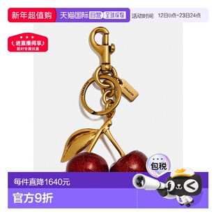 香港直邮Coach 图案钥匙扣 77840蔻驰挂件包挂包挂件