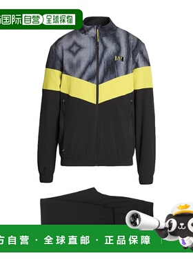 香港直邮Ea7 男士 Tracksuits 运动装 grey灰色 舒适时尚