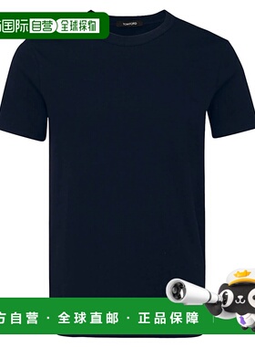 1h可退 香港直邮Tom Ford 汤姆 福特 男士 海军蓝棉质T恤T恤 T4M0