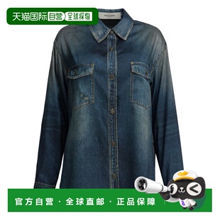 1h可退 香港直邮GOLDEN GOOSE 女士 蓝色聚酯夹克 GWP02525P00240