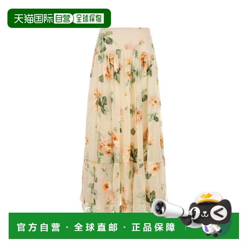 1h可退 香港直邮ZIMMERMANN 女士半身裙 7883SS263CRRO SS2026 花