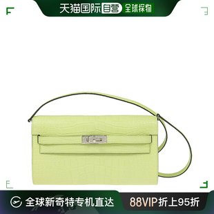 香港直邮HERMÈS KYTGR9MCROCOSSA 女士浅绿色单肩包