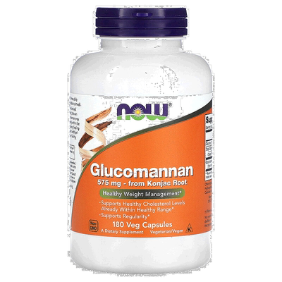 香港直发Now诺奥葡甘露聚糖素食胶囊健康体重管理180粒