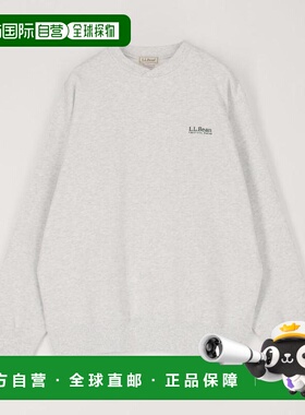 日本直邮L.L.Bean 男装 全棉宽松圆领卫衣 前襟叠层设计 10230907
