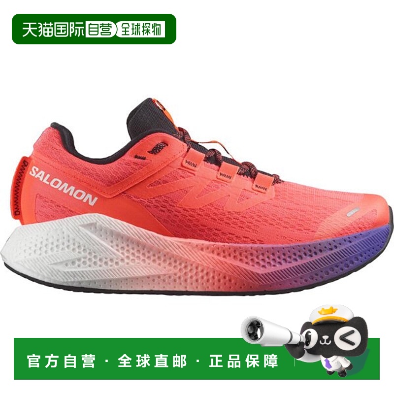 日本直邮SALOMON AERO GLIDE 3 男士跑步鞋 L47976400 霓虹火焰//