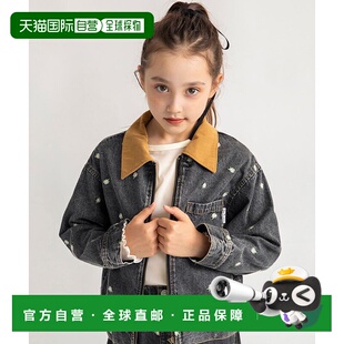 1h可退 日本直邮Ou? by EDWIN 儿童刺绣牛仔外套 175301050