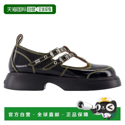 自营Everyday Butterfly Mary Jane - Ganni - Synthetic - Black