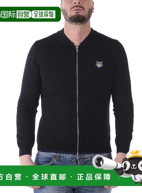 香港直邮KENZO 男士针织毛衣 3AB5CA102NER99 SS2022 黑色 针织开