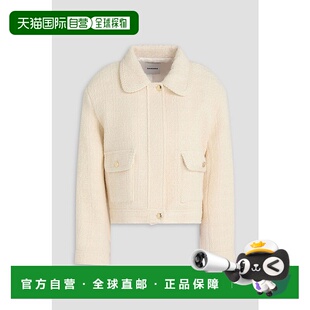 棉混纺毛圈花呢夹克 1h可退 女士 Sandro SFPVE0108 香港直邮潮奢