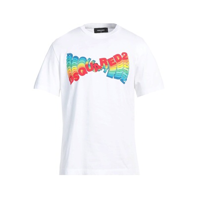 香港直邮Dsquared2 二次方 男士 T恤 WHITE 白色男装时尚舒适