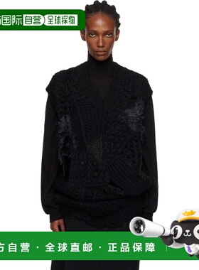 1h可退 香港直邮Junya Watanabe 渡边淳弥 女士 黑色 Patchwork V