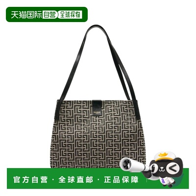香港直邮BALMAIN 女士手提包 GN1FE033TJMBGFEIVOIRENOIR SS2026