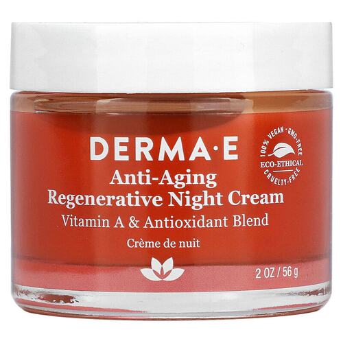 香港直发Derma E德玛依晚霜虾青素碧萝芷成分滋养保湿56g