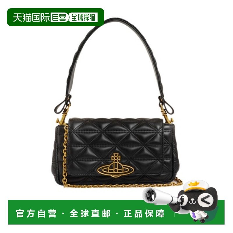 香港直邮Vivienne Westwood Hazel 中号单肩包 4202008PUL004XLAB